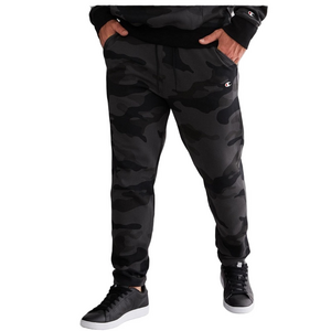 Champion Men Small Teen Camo Grey Black Thick Warm Joggers Track Pants Casual